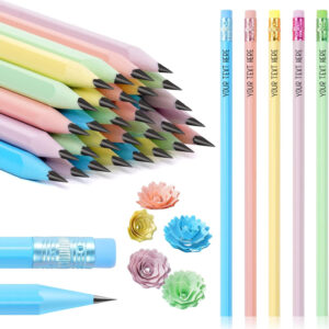 pastel customized #2 pencils